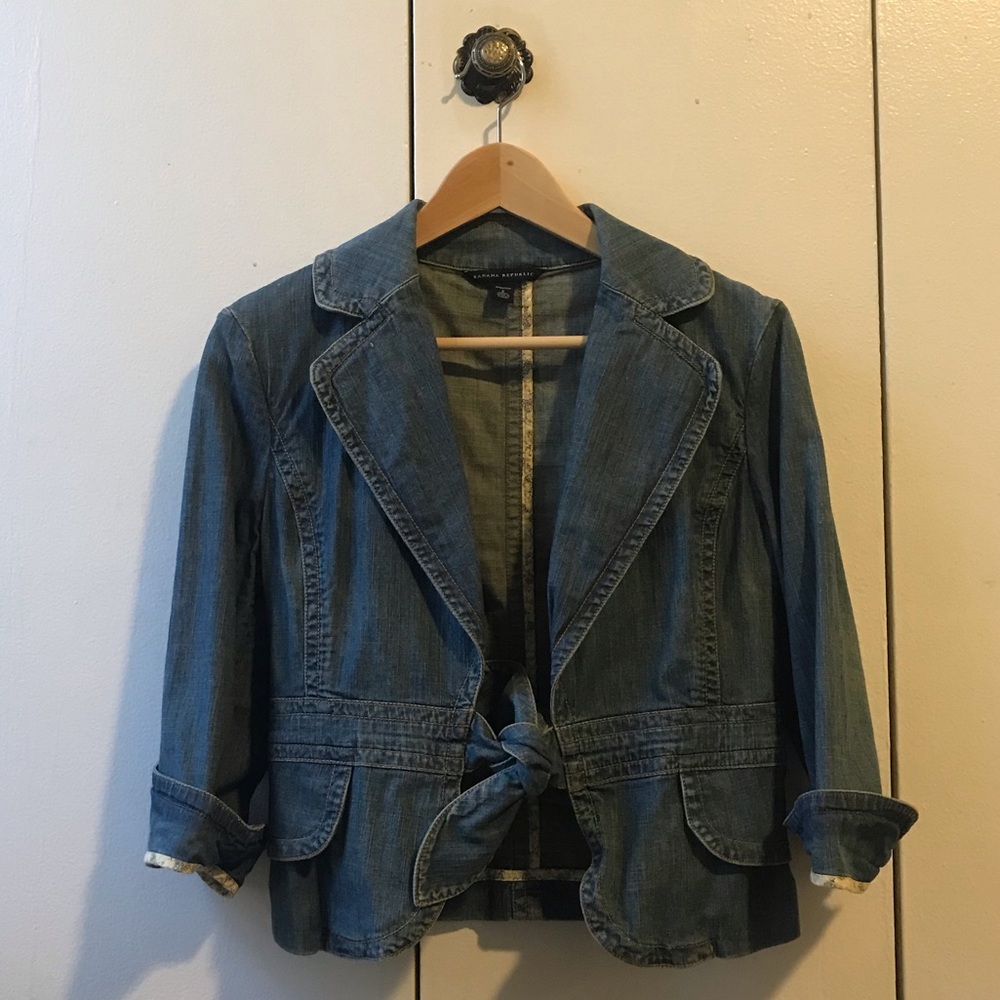 Banana Republic vintage crop jacket